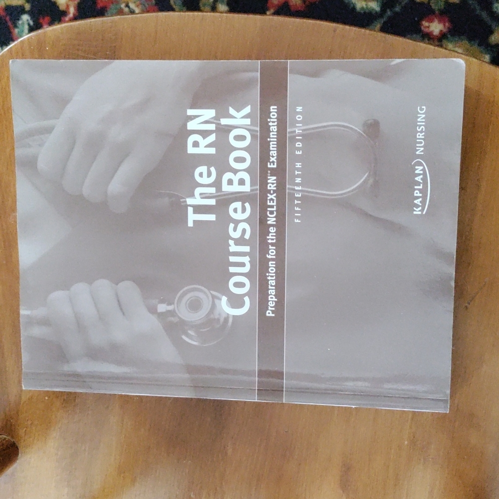 That RN course book 15th edition 659 pages eight and a half by 11 and a half siz